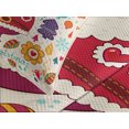 thumbnail image 4 of Ambesonne Christmas Quilted Bedspread Set 3 Pcs, Vintage Santa, King Size, Multicolor, 4 of 5