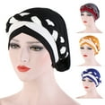 thumbnail image 3 of Cheers.US Fashion Women Lady Girls Soft Braid Elastic Head Scarf Turban Hat Cancer Chemo Hair Loss Cap Headband Hairband, 3 of 7