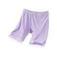 thumbnail image 2 of 3-14 Years Girls Sports Thin Yoga Underpants Solid Color High Waist Five Point Base Shorts for Toddler Girl, 2 of 6