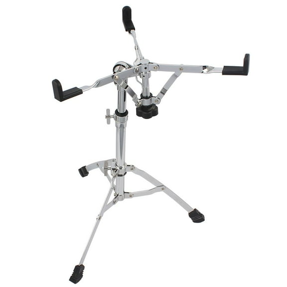 IVV Snare Drum Stand, 19.6-21.6" Height Adjustable Drum Pad Stand, Chrome Plated Tripod Stand for 10-15 Inches Snare Drum, Practice Drum Pad