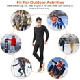 thumbnail image 3 of Men's, Thermal Underwear Set for Winter Sports Johns Long Sleeve Top and Pants, 3 of 5