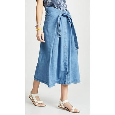 Levi's Women's Lmc Field Skirt, Comfort Denim, Blue, X-Small