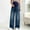 #4Blue, variant on Women's Maternity Bootcut Jeans Stretch Over The Belly Bell Bottoms Flare Pregnancy Denim Pants