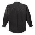 thumbnail image 6 of Yellow Rooster Men's Tall Long Sleeve Easy Care Shirt Black/ Light Stone Large Tall, 6 of 6