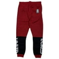 thumbnail image 3 of Ecko Unltd Men's Sweatpants Puff Print Colorblock Fleece Jogger (Medium, Red Marled), 3 of 4
