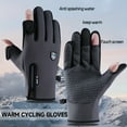 thumbnail image 5 of FORICOM Flap Touchable Zipper Gloves, Ski Gloves, Designed for Riding, Cycling, Hiking, Typing, Cold Storage Work, Sports, Soccer, Shooting and Other Activities for Men and Women (Black L)., 5 of 5