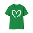 thumbnail image 2 of Heart, Gildan Unisex Softstyle T-Shirt, Heart Drawing Graphic Tee, S-3XL, 2 of 5