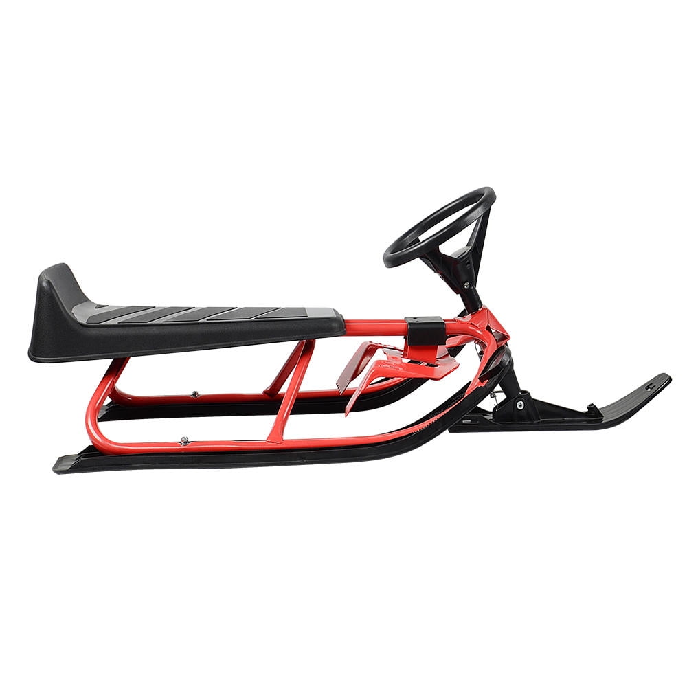 PHAT Snow Sleds, Snow Toboggans Snow Racer for Kids, Durable Metal Snow
