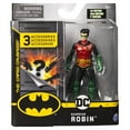 thumbnail image 4 of BATMAN, 4-Inch Guardian ROBIN Action Figure with 3 Mystery Accessories, Mission 1, 4 of 6