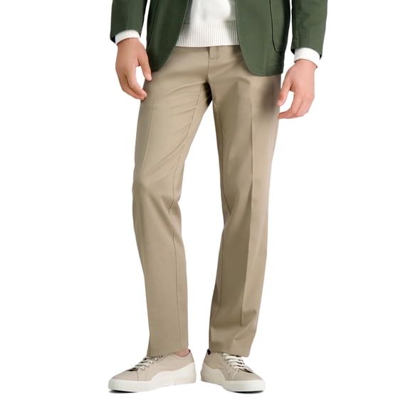 Pantalón Haggar Premium No Iron, ajuste clásico, cintura expandible