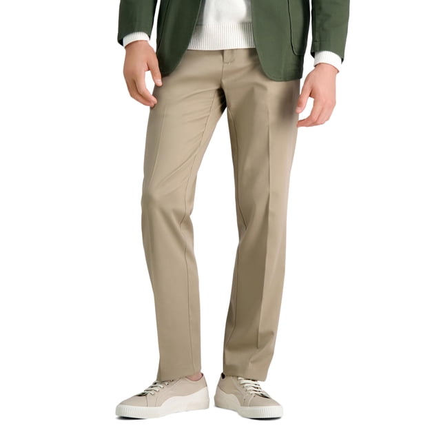 Pantalón Haggar Premium No Iron, ajuste clásico, cintura expandible