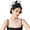 Black, variant on Women's Fascinator Headband, Elegant Tulle Netting and Feather Accent Headpiece for Tea Party, Kentucky Derby, Wedding Guest and Formal Events