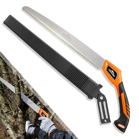 TOPSHAK 13.8" Portable Straight Saw SK5 with Safe Cover, for Home Garden Cutting Timbers, Garden Pruning, Bamboo, PVC/ ABS Pipes