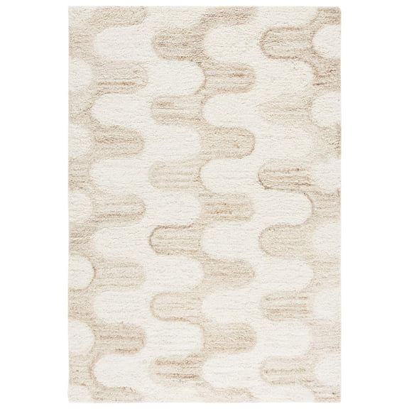 SAFAVIEH Vermont Fergal Geometric Area Rug, Ivory/Beige, 8' x 10'