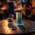 thumbnail image 1 of LED Light Up Drink Coaster, Waterproof RGB Cup Mat for Bar, KTV, Cocktail, and Party Use, 1 of 8