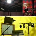 thumbnail image 2 of Paneles de espuma acústica de 12 Uds., paneles de pared de tratamiento de estudio piramidal de absorción de sonido de espuma acústica, 2 of 8