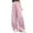 Pink, variant on fatyb Girls Wide Leg Pants Pleated High Waist Loose Casual Pants Plain Lightweight Trousers 5-16 Years