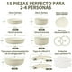 thumbnail image 2 of Bateria de Cocina,Sartenes Antiadherentes,Juego de ollas y sartenes 15 Piezas,mango desmontable,Juego de Utensilios de Cocina de Inducción de Color Blanco, 2 of 7