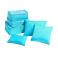 thumbnail image 2 of 6 unids/set bolsa de almacenamiento de equipaje bolsa de embalaje de viaje para ropa interior de zapatos (azul claro) Likrtyny Libre de BPA, 2 of 3