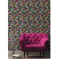 thumbnail image 2 of ohpopsi Dara Fuschia Jolly Brollies Wallpaper, 19.7-in by 33-ft, 54.18 sq. ft., 2 of 3