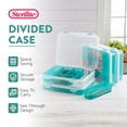 thumbnail image 3 of Sterilite Divided Case Stackable Plastic Small Storage Lidded Container, 18 Pack, 3 of 9