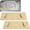 Beige, variant on JINLONG 2-Pack Sun Visor Extender for Car, Anti-Glare Clip-On Extension Shade, Protects Driver & Passenger from UV Rays, Dark Gray