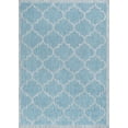 thumbnail image 3 of 4x6 Water Resistant, Indoor Outdoor Rugs for Patios, Front Door Entry, Entryway, Deck, Porch, Balcony | Outside Area Rug for Patio | Aqua, Geometric | Size: 3'11'' x 5'3'', 3 of 10