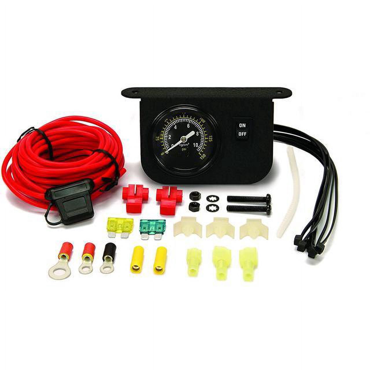 VIAIR 20016 Dual 400C 150 PSI OBA On Board Air Compressor System, Stealth Black