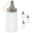 thumbnail image 1 of Miangastore 4pcs Mini Condiment Squeeze Bottles Leakproof Mini Ketchup Sauce Bottles, 1 of 8
