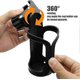 thumbnail image 4 of Bike Bottle Holder, Black Bicycle Cup Holder 360 Degrees Rotation Cycling Water Bottle Cages; Fit Bicycles, Mountain Bikes, Prams And Wheelchair, 4 of 5
