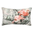 thumbnail image 1 of Balery Tropical With Flamingos Funda de Cojín Estampada, Regalos para Mujeres, Regalos de Amor para Ella, Regalos para Novia o Esposa, Funda de Almohada-16"x24", 1 of 6