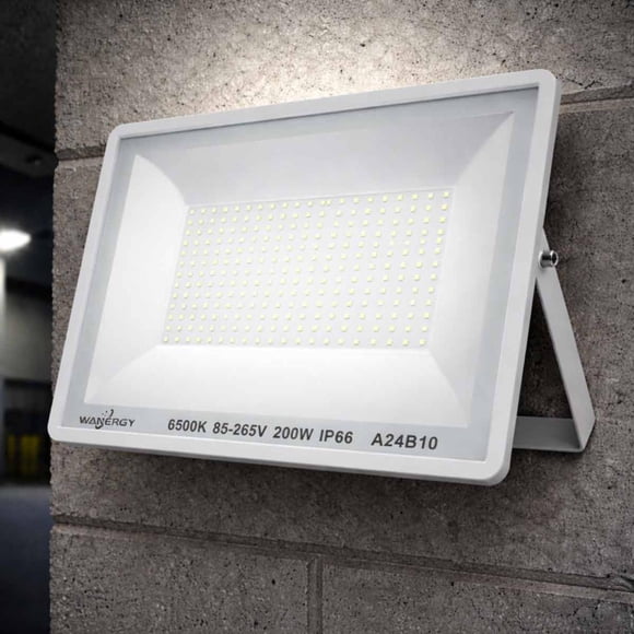 Lampara Reflector Led 200W Exterior 6500K IP66 Blanco