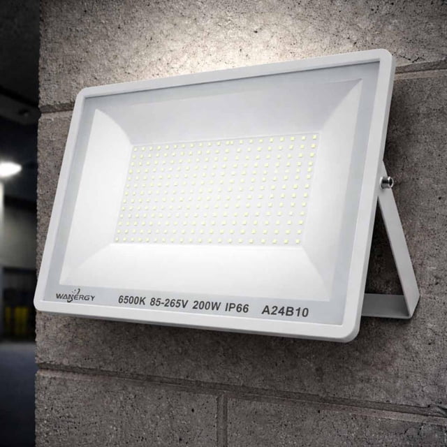 Lampara Reflector Led 200W Exterior 6500K IP66 Blanco