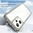 thumbnail image 5 of Case for Xiaomi Redmi Note 12 Pro Phone Case Slim Dropproof [Defend from Drop/Scratch/Slip/Fingerprint] Clear Acrylic Hard Back Soft TPU Bumper Hybrid Phone Cover for Redmi Note 12 Pro-Crystal Black, 5 of 16