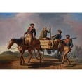 thumbnail image 3 of William Tylee Ranney 14x11 Black Modern Framed Museum Art Print Titled - Veterans of 1776 Returning from the War (1848), 3 of 5