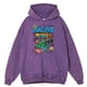 thumbnail image 4 of Sudadera con capucha para hombre, estilo retro, desgastado, con estampado de espacio cósmico, ovni y extraterrestres, 100 % algodón, estilo hip hop, informal, de gran tamaño, 4 of 4