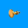 thumbnail image 2 of Bright Brass Drawer Door Knobs 1.25" Dia. x 1.25" H Classic Round Modern Doorknobs for Kitchen Cabinet, Dresser, Wardrobe Doors w/Screws Renovators Supply, 2 of 9