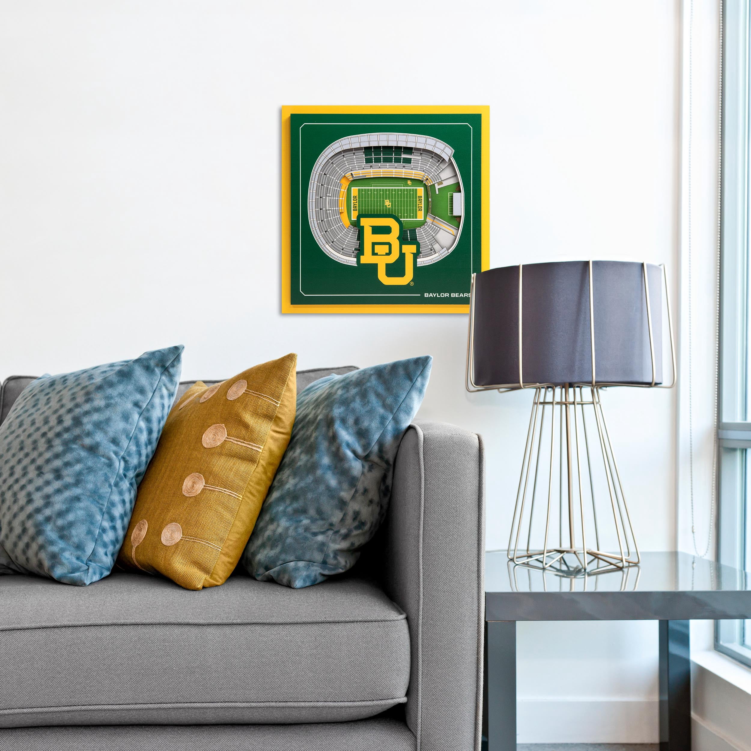 YouTheFan NCAA Baylor Bears Stadium Series 3D Wall Art