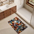 thumbnail image 4 of Small Pebble Stone Bath Mat, Non Slip Textured Shower Flooring, Drainage Rug For Tub, 4 of 5