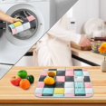 thumbnail image 3 of Yayeee Dish Drying Mat for Kitchen Counter 16" x 18" Microfiber Super Absorbent Coffee Decorative Pad, Gray Checkered Pattern, 3 of 9