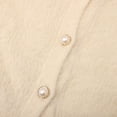 thumbnail image 5 of Kureaily Women's Autumn And Winter Pearl Button Four Button Sweater Cardigan Solid Color Cardigan, 5 of 5