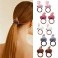 thumbnail image 3 of 2 Pcs Attache-Cheveux Mode Élastique Mignon Rabbit Porte-Queue de Cheval Bandeau Corde à Cheveux, 3 of 8