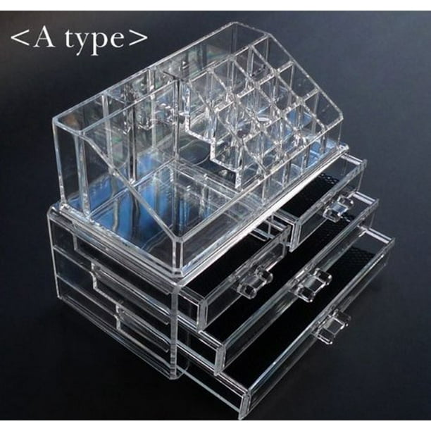 Beauty Acrylic Makeup Organizer Luxury Cosmetics Acrylic Clear Case