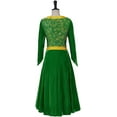 thumbnail image 5 of Women Adult Princess Fiona Green Velvet Dress Outfit, 5 of 9