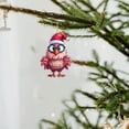 thumbnail image 2 of Less Than 5 Hangs Creative Cartoon Christmas Chicken Christmas Decoration Pendant Acrylic Car Pendant Backpack Keychain, 2 of 4