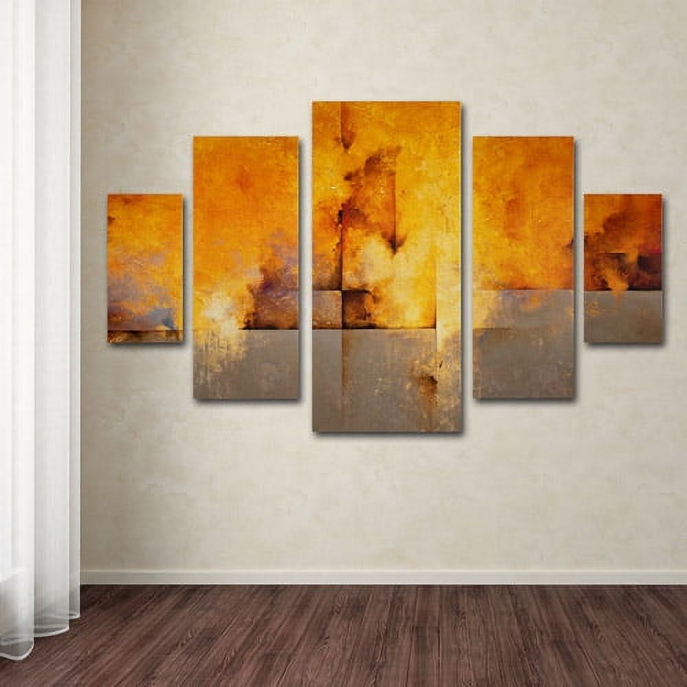 Trademark Fine Art "Lost Passage" Canvas Art Set by CH Studios, 5pc Panel Set, 58" x 34"