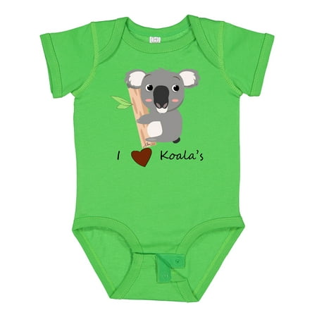 

Inktastic I heart Koalas Boys or Girls Baby Bodysuit