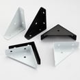 thumbnail image 2 of 6 Pcs Bed Corner Shelf Brackets Heavy Duty Angle Brackets Corner Bracket Furniture Corner Braces, 2 of 6