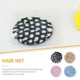 thumbnail image 3 of Miangastore 4Pcs Elastic Hair Snood Ruffles Hair Nets Headdress for Ballet Dance Performance, 3 of 9