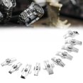 thumbnail image 4 of Watch Strap Clasp Buckle, Silver 10pcs Watch Accessory Watchband Clasp  for Watch Repairing for Watch Professionals, 4 of 7